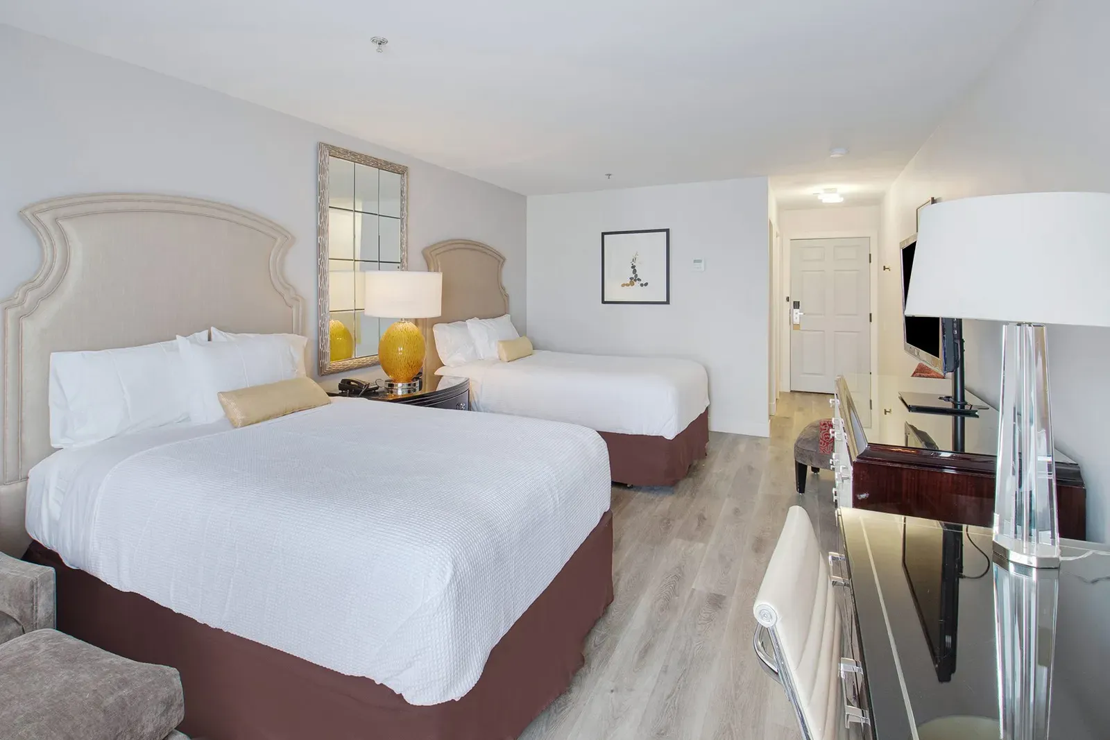 The Two Double Beds at the Elkotel